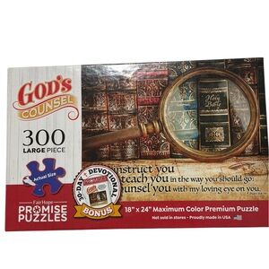 New Gods Counsel Promise Puzzles 300 Piece With 30 Day Devotional